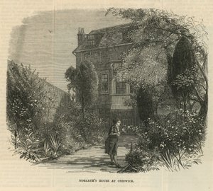 Kert William Hogarth házánál alkotó: English School