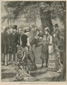 Kerti parti a Marlborough House-ban 1883. július 23-án alkotó: English School