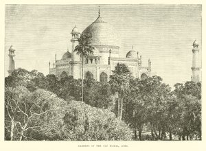 A Taj Mahal kertjei, Agra alkotó: English School