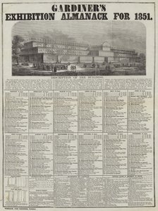 Gardiners kiállítási almanach 1851-re alkotó: English School