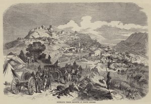 Garibaldi csapatai Castro Giovanninál (metszet) alkotó: English School