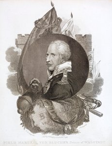 Gebhard von Blucher, porosz tábornagy (metszet) alkotó: English School