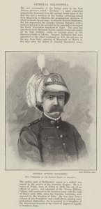 Antonio Baldissera tábornok, az abesszíniai olasz csapatok új parancsnoka (metszet) alkotó: English School