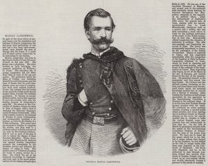 Marian Langiewicz tábornok (metszet) alkotó: English School