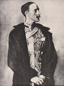 Sir Ian Standish Monteith Hamilton tábornok, az 1916-ban Londonban megjelent „The War Illustrated Album deLuxe” c. alkotó: English School