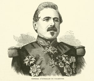 dAurelles de Paladines tábornok, 1870. december alkotó: English School