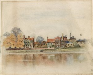 A Chiswick Mall általános képe (wc papíron) alkotó: English School