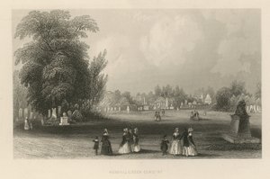 A Kensal Green temető általános képe alkotó: English School