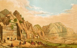 Petra általános képe északkeletről alkotó: English School