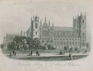 A Westminster Abbey általános képe alkotó: English School