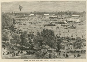 A londoni iskolai gyermekünnepség általános képe a Hyde Parkban alkotó: English School