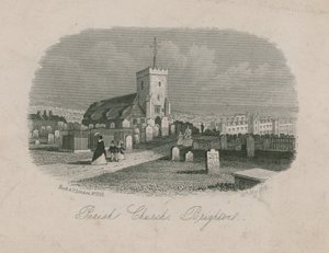 A brightoni plébániatemplom általános képe alkotó: English School