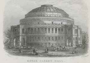 A Royal Albert Hall általános képe alkotó: English School