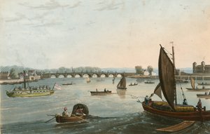 A régi Vauxhall-híd általános képe alkotó: English School