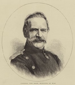 Von Roon tábornok, hadügyminiszter (metszet) alkotó: English School