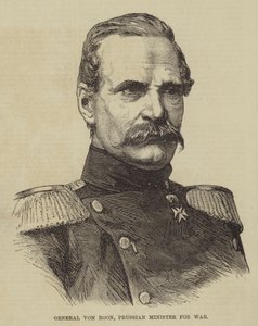 Von Roon tábornok, porosz hadügyminiszter (metszet) alkotó: English School