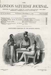 Gentlemen Debtors in the Queens Bench alkotó: English School