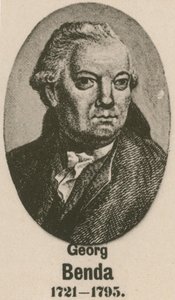 Georg Benda (mélynyomás) alkotó: English School