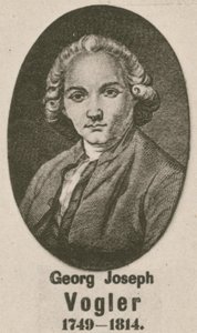 Georg Joseph Vogler (metszet) alkotó: English School