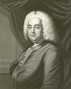 George F Händel alkotó: English School
