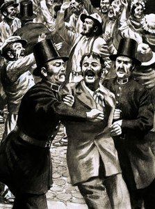 George Hudson hírnévre és gazdagságra tett szert, miután vasúti szolgáltatást nyitott alkotó: English School
