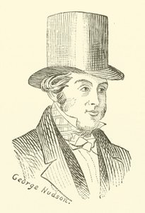 George Hudson, a vasúti király (metszet) alkotó: English School