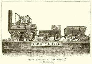 George Stephensons Mozgás. Darlingtonban alkotó: English School