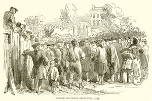 George Whitfield prédikáció, 1735 alkotó: English School