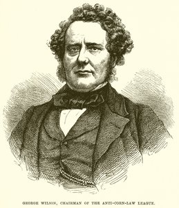 George Wilson, a Kukoricatörvény-ellenes Liga elnöke alkotó: English School
