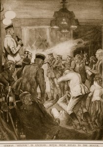 German Kultur in Excelsis: Királyi ír puskák a megmentésre, 1914-1919 alkotó: English School