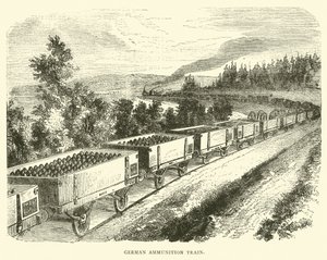 Német lőszervonat, 1870. szeptember alkotó: English School