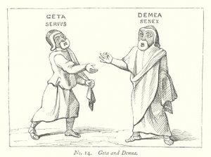 Geta és Demea (metszet) alkotó: English School