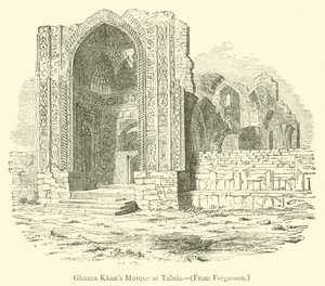 Ghazan kán mecsete Tabrizban (metszet) alkotó: English School