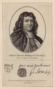 Gilbert Burnet, Bishop of Salisbury  alkotó: English School