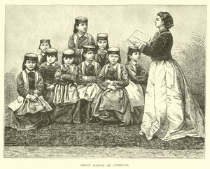 Mädchenschule in Cettigne