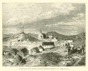 Godthaab, az első dán missziós állomás Grönlandon alkotó: English School