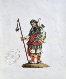 Góg, a legendás óriásokat ábrázoló egyik céh-szobor illusztrációja (lásd még: 106546) alkotó: English School