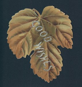 Arany levél, karácsonyi kártya alkotó: English School