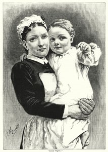 "Jó éjszakát!" (metszés) alkotó: English School