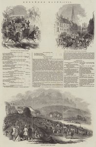 Goodwood Races (metszet) alkotó: English School