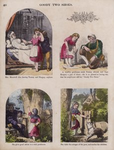 Goody Two Shoes (coloured engraving) alkotó: English School