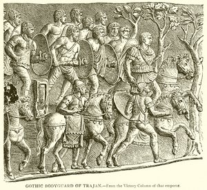 Traianus gótikus testőre alkotó: English School
