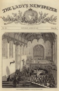 A másként gondolkodók nagy konferenciája a londoni Crosby Hallban, 1847 alkotó: English School
