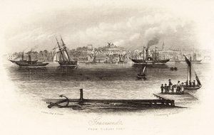 Gravesend a Tilbury erődből alkotó: English School