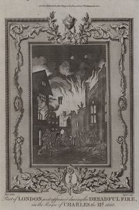 Londoni nagy tűzvész, 1666 alkotó: English School