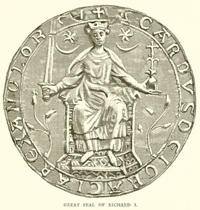 I. Richárd nagy pecsétje alkotó: English School