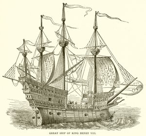 Henrik király nagy hajója VIII alkotó: English School