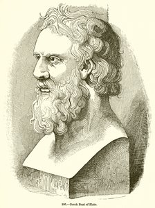 Platón görög mellszobra