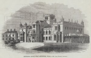 Grittleton House, Chippenham közelében, Wilts (metszet) alkotó: English School