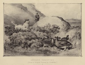 Grouse Shooting (színes litó) alkotó: English School